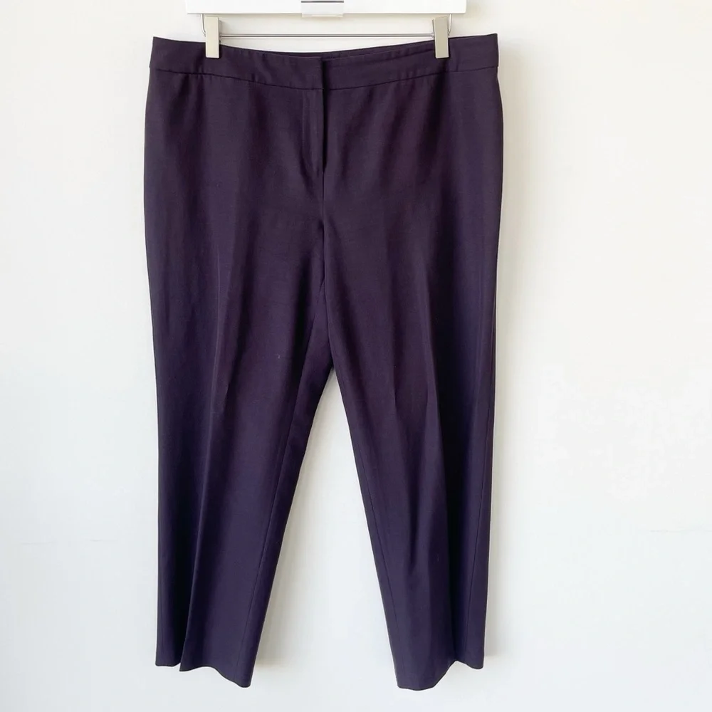 Eileen Fisher Silk Blend Petite Straight Lounge Pants size Large